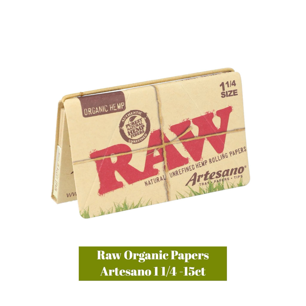 Raw Organic Papers Artesano 1 1/4-15ct - Rolling Papers Raw wholesale supplier Aonecostumer