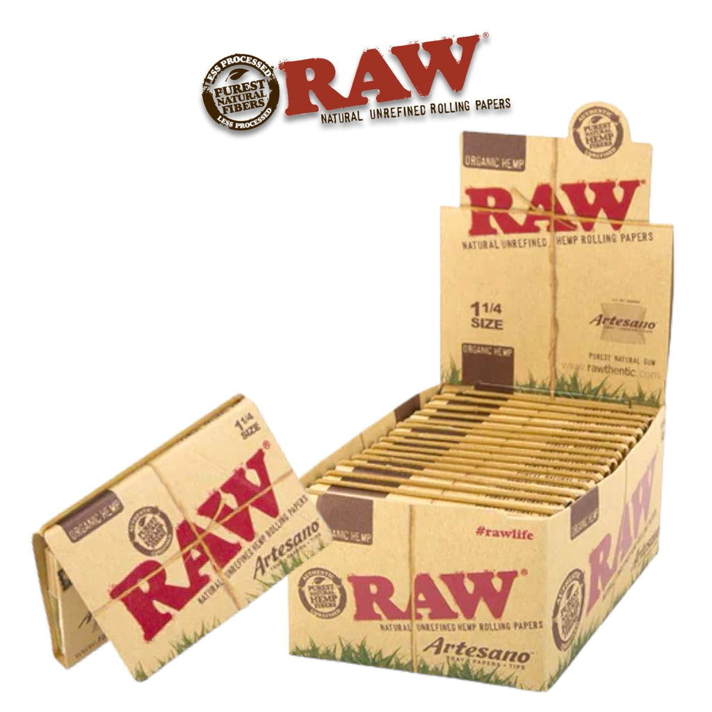 Raw Organic Papers Artesano 1 1/4-15ct - Rolling Papers Raw wholesale supplier Aonecostumer
