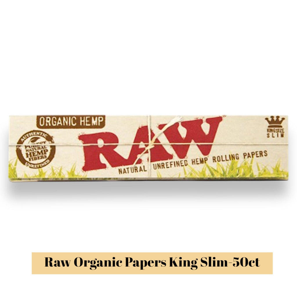 Raw Organic Papers King Slim-50ct - Rolling Papers Raw wholesale supplier Aonecostumer