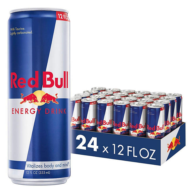 Red Bull Energy Drink Case – 12 oz Cans, Pack of 24 - Energy Drinks Red Bull wholesale supplier Aonecostumer