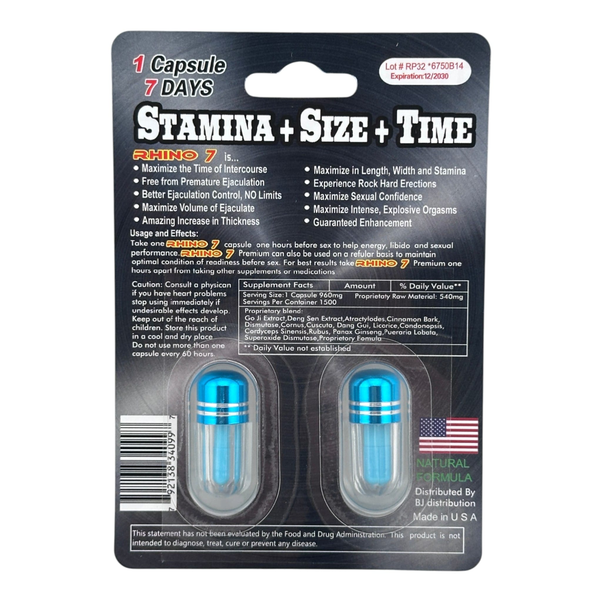 Rhino 7 50000K Twin Pack – 2 Pills - Pills Rhino wholesale supplier Aonecostumer