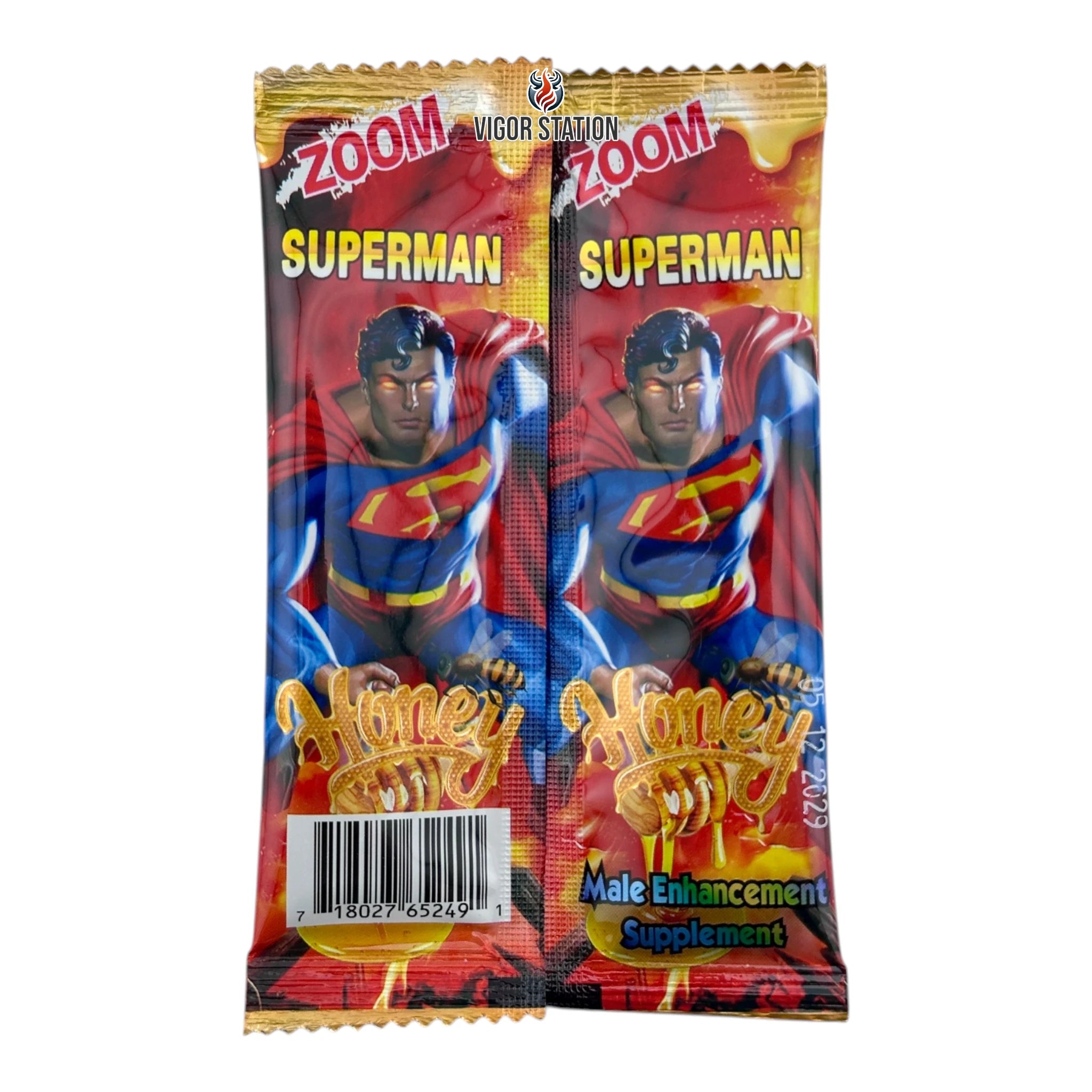 Zoom Superman Honey – 24 Pack - Honey Packs Vigor Station wholesale supplier Aonecostumer