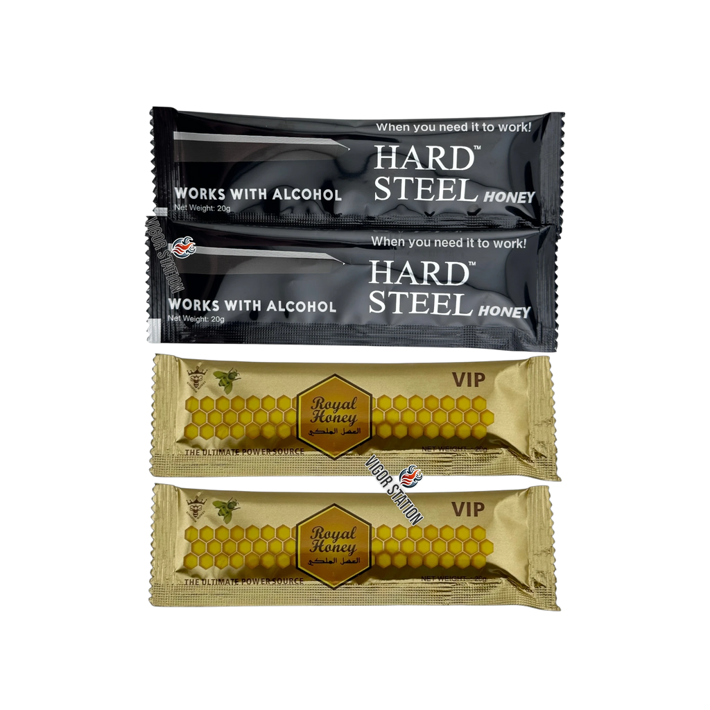 Royal Honey & Hard Steel Combo Pack - Honey Packs Hard Steel, Royal Honey wholesale supplier Aonecostumer