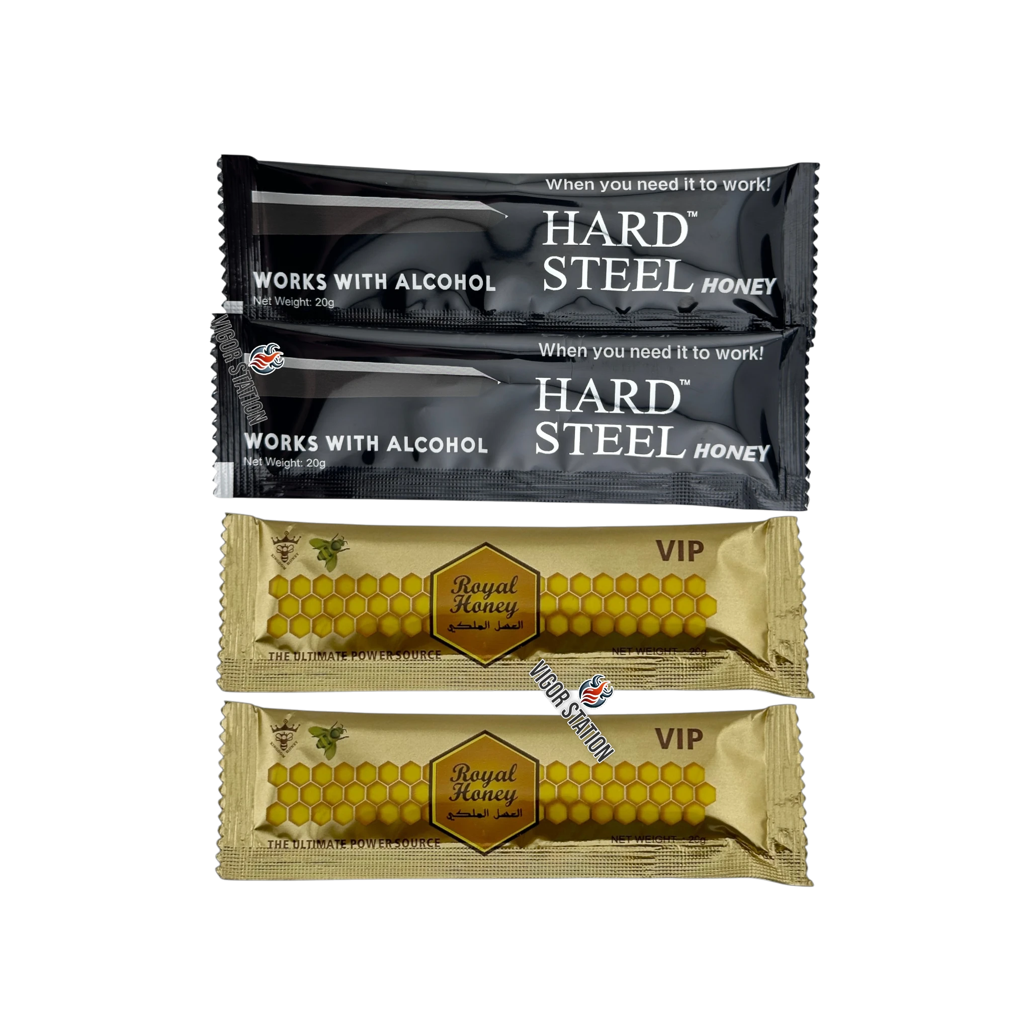 Royal Honey & Hard Steel Combo Pack - Honey Packs Hard Steel, Royal Honey wholesale supplier Aonecostumer