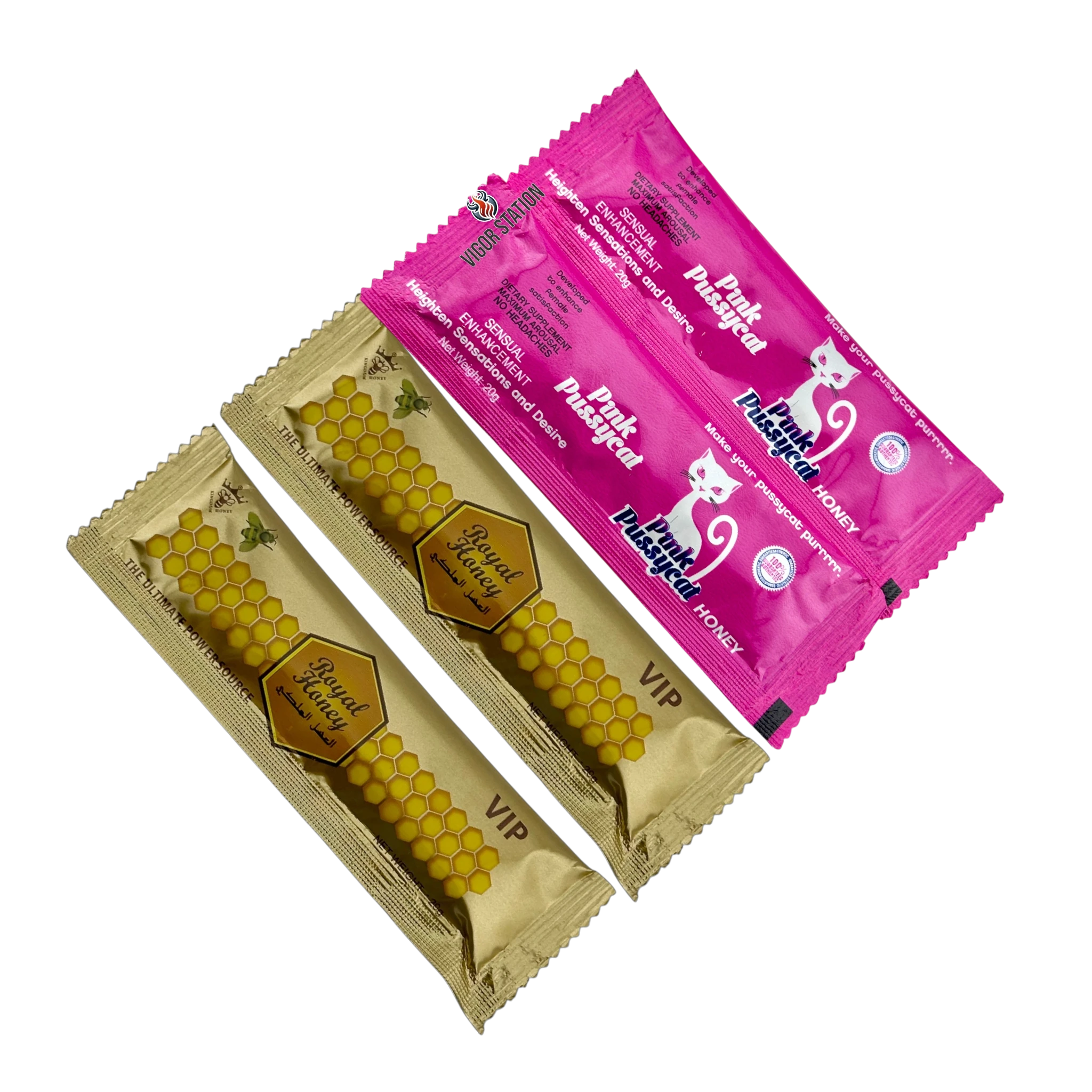 Royal Honey & Pink Pussycat Combo Pack - Honey Packs Pink Pussycat, Royal Honey wholesale supplier Aonecostumer