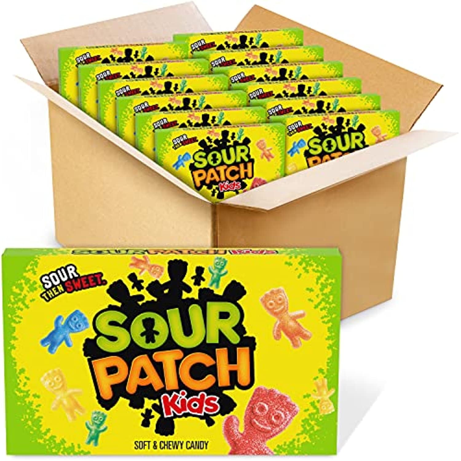 SOUR PATCH KIDS Original Soft & Chewy Candy, Easter Candy, 12 - 3.5 oz Boxes (B0 - My Store wholesale supplier Aonecostumer