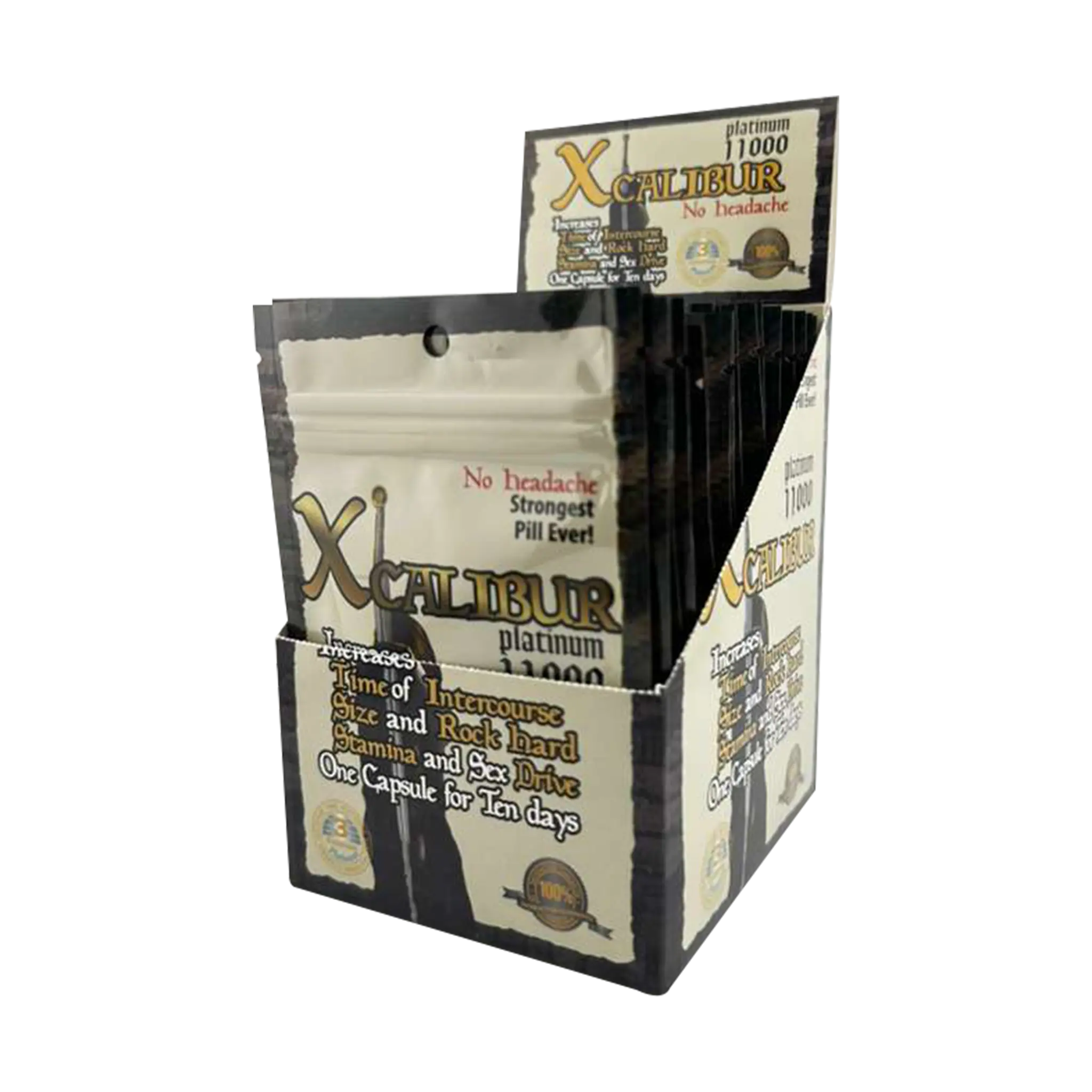 Xcalibur Platinum 11000 Pill – 24 x 1 ct. - Pills Xcalibur wholesale supplier Aonecostumer