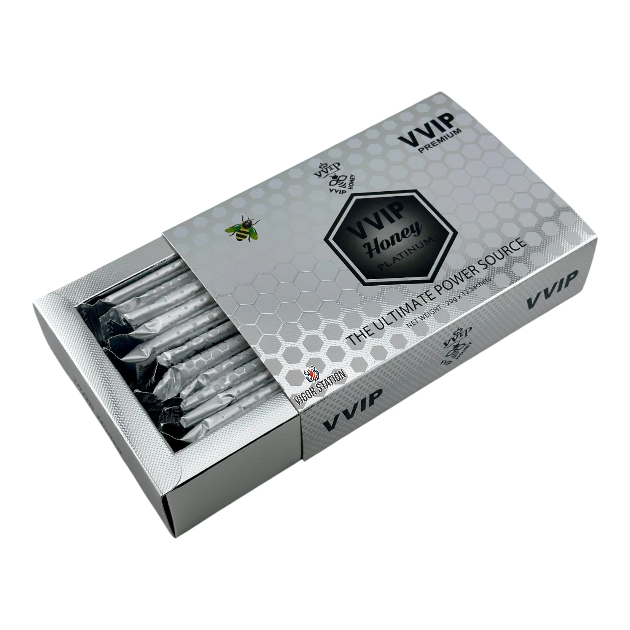 VVIP Platinum Honey – 12 Pack - Honey Packs VVIP wholesale supplier Aonecostumer