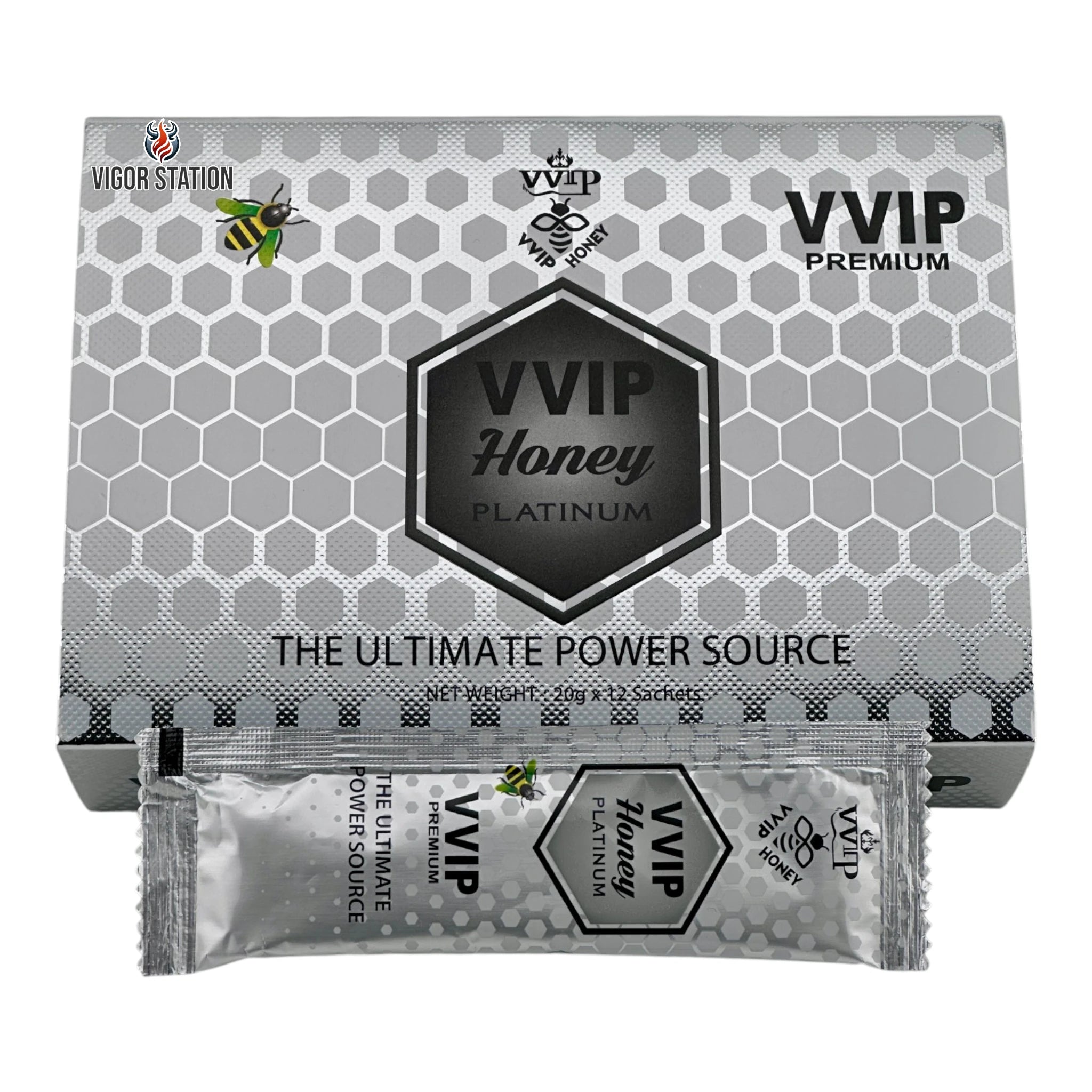 VVIP Platinum Honey – 12 Pack - Honey Packs VVIP wholesale supplier Aonecostumer