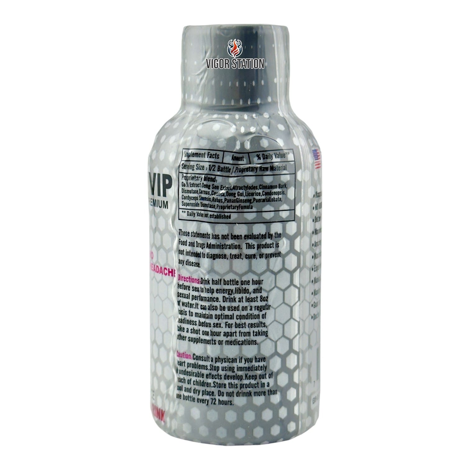VVIP Platinum Liquid Shot – 2oz - Liquid Shots VVIP wholesale supplier Aonecostumer