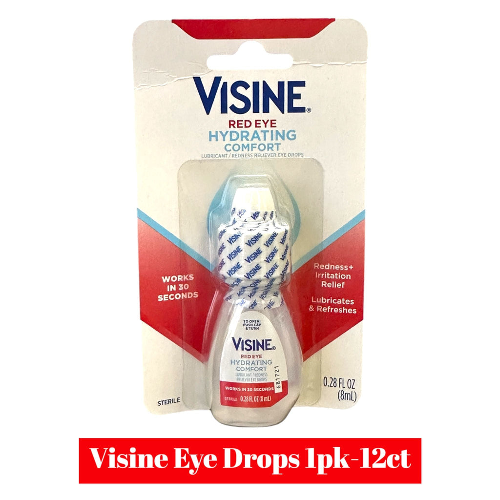 Visine Eye Drops 1pk- 12ct - Personal Use Visine wholesale supplier Aonecostumer