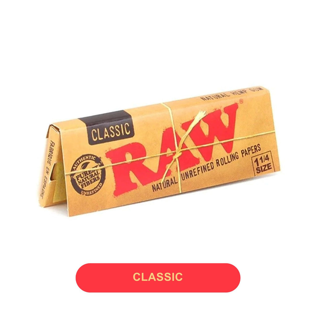 Raw Rolling Papers Classic 1 1/4 -24pack - Rolling Papers Raw wholesale supplier Aonecostumer