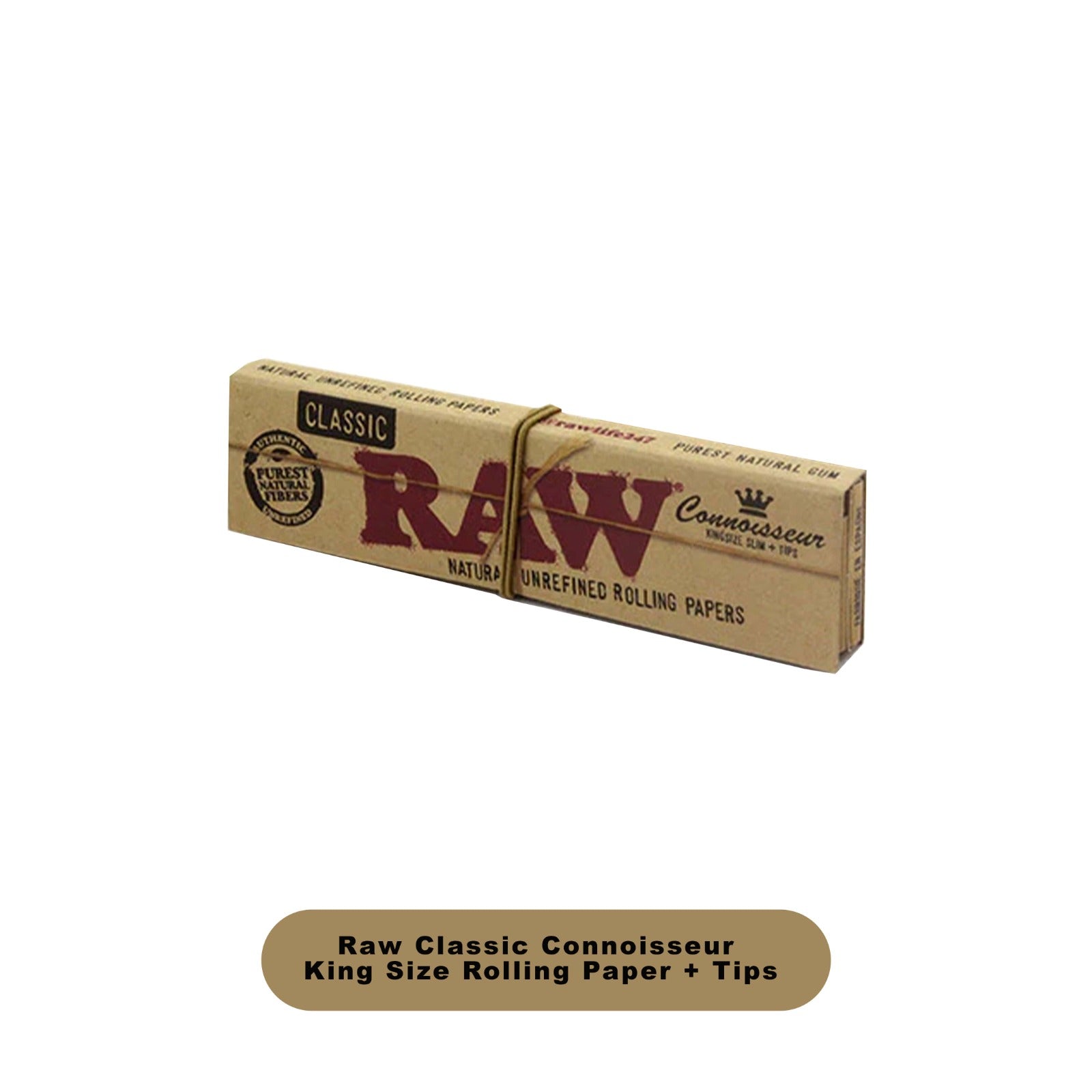 Raw Classic Connoisseur King Size Papers+Tips-24ct - Rolling Papers Raw wholesale supplier Aonecostumer