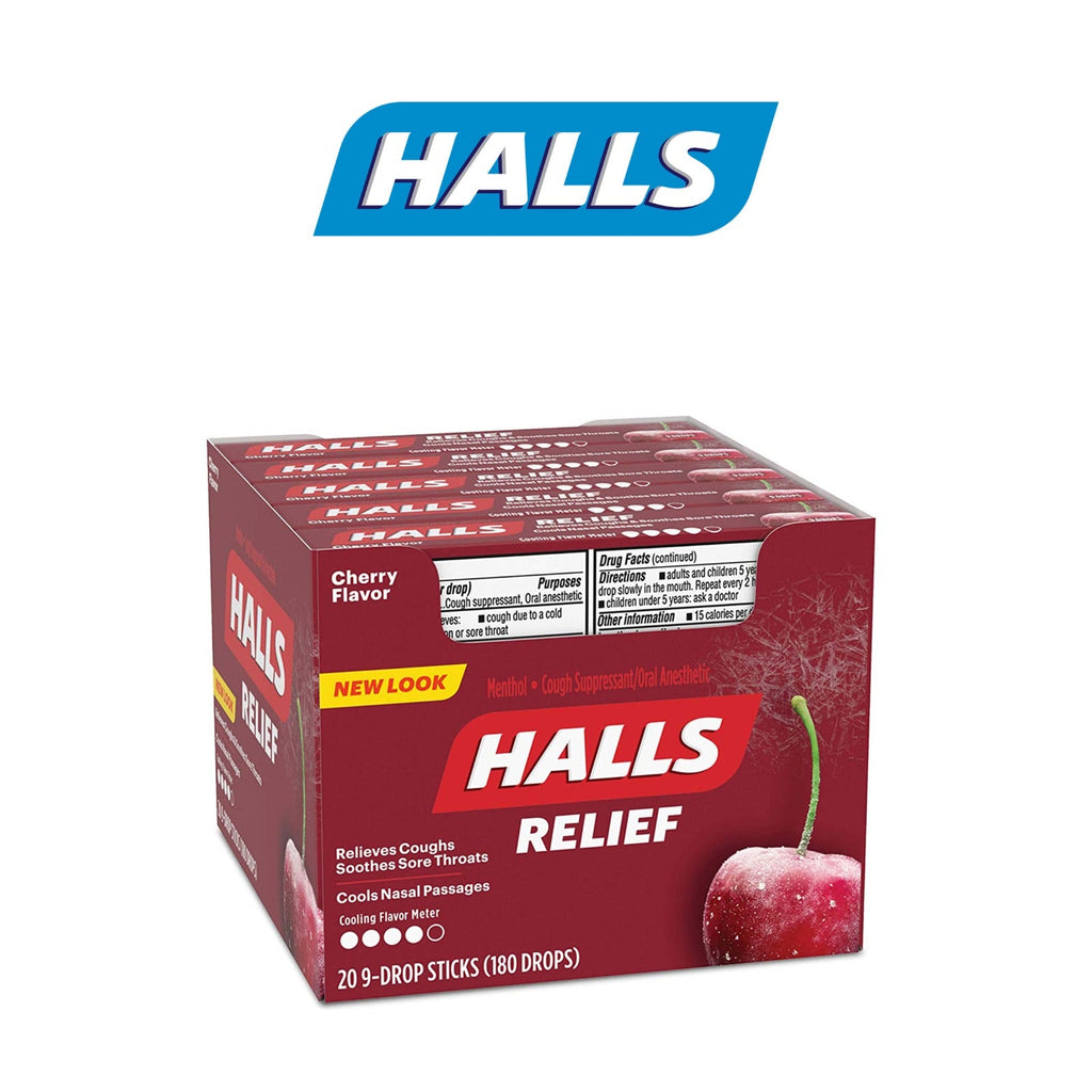 Halls Cough Drop 9pk- 12ct - Personal Use Halls wholesale supplier Aonecostumer