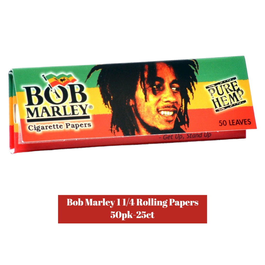 Bob Marley 11/4 Rolling Papers 50pk- 25ct - Rolling Papers Bob Marley wholesale supplier Aonecostumer