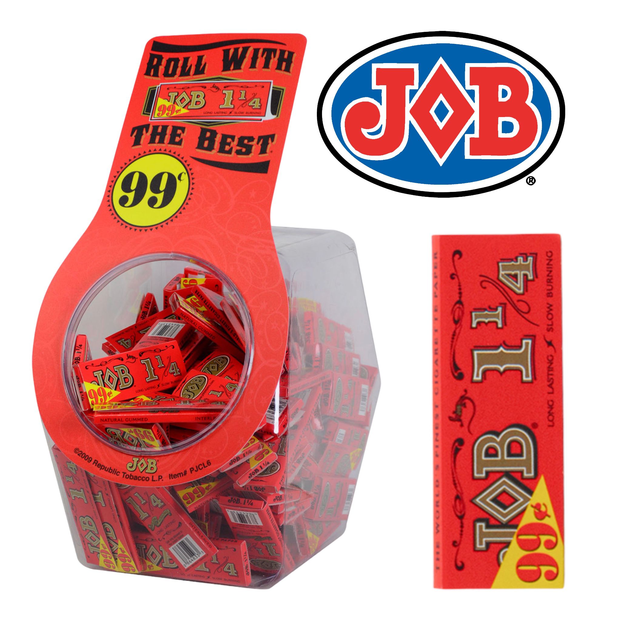 Job 1 1/4 Orange Paper 99c-100ct - Rolling Papers JOB wholesale supplier Aonecostumer