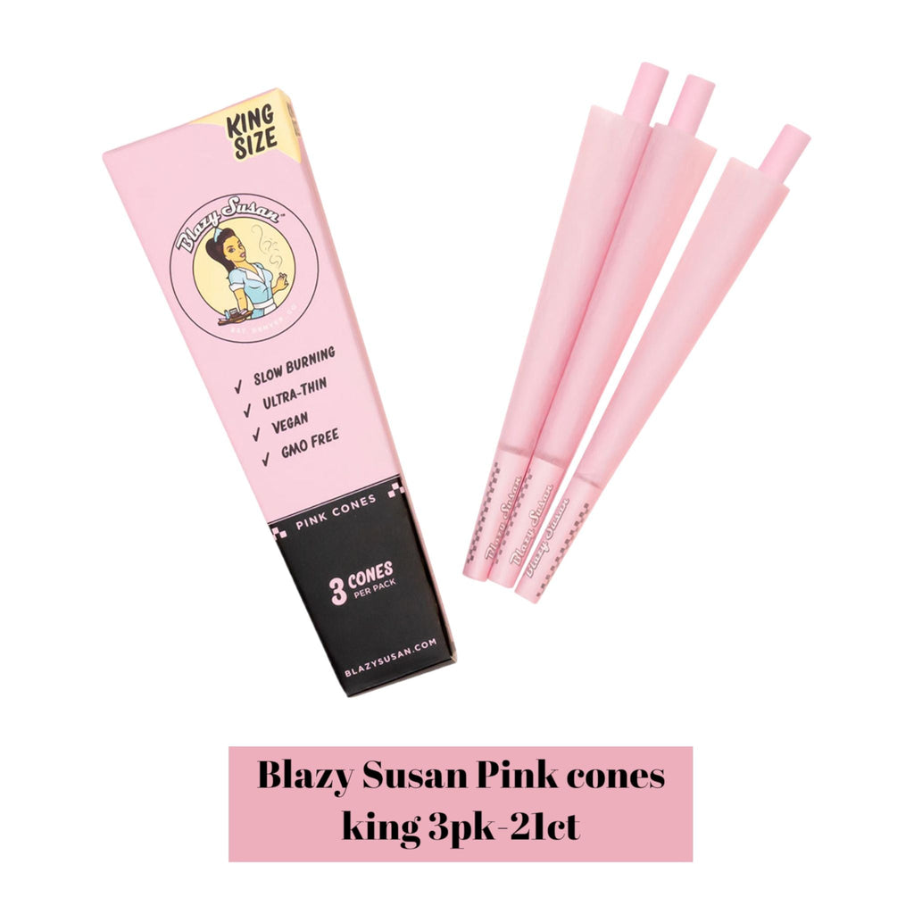 Blazy Susan Cones King 3pk - Rolling Papers Blazy Susan wholesale supplier Aonecostumer