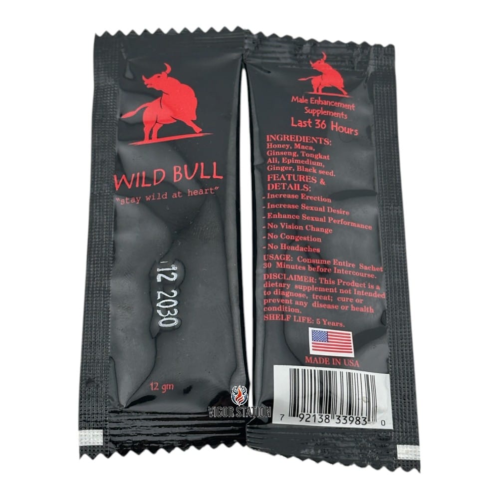Wild Bull Honey – 12 Pack - Honey Packs Wild Bull wholesale supplier Aonecostumer