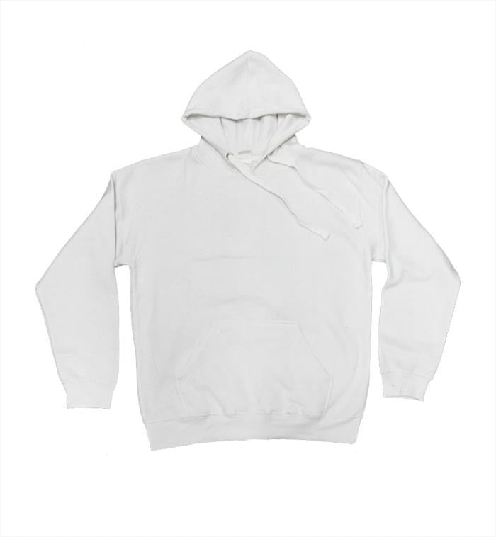 Adult Hooded Pullover White 8.5oz - Small to XL - Hooded Pullover Aonecostumer wholesale supplier Aonecostumer