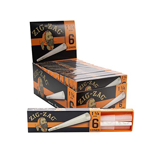 Zig Zag Zag Cones 1 1/4 (Pack of 6) - Tubes Zig Zag wholesale supplier Aonecostumer