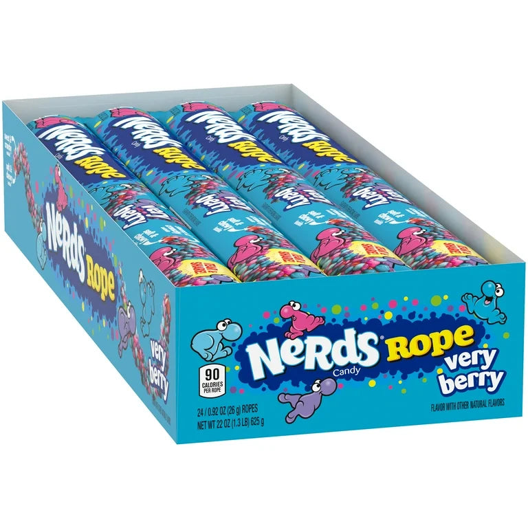 Nerds Rope Very Berry Candy 0.92 Oz 24 Count - My Store wholesale supplier Aonecostumer