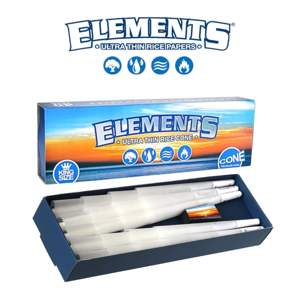 Elements Cone King Size-40ct - Rolling Papers Elements wholesale supplier Aonecostumer