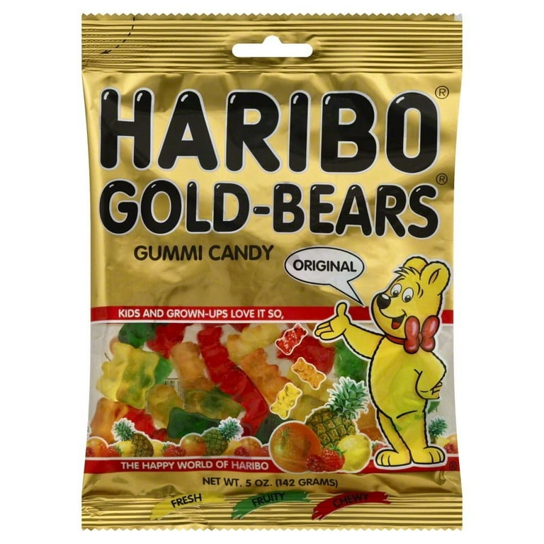 Haribo Gummi Candy, Gummi Bears, Original Assortment, 5oz Bag - My Store wholesale supplier Aonecostumer