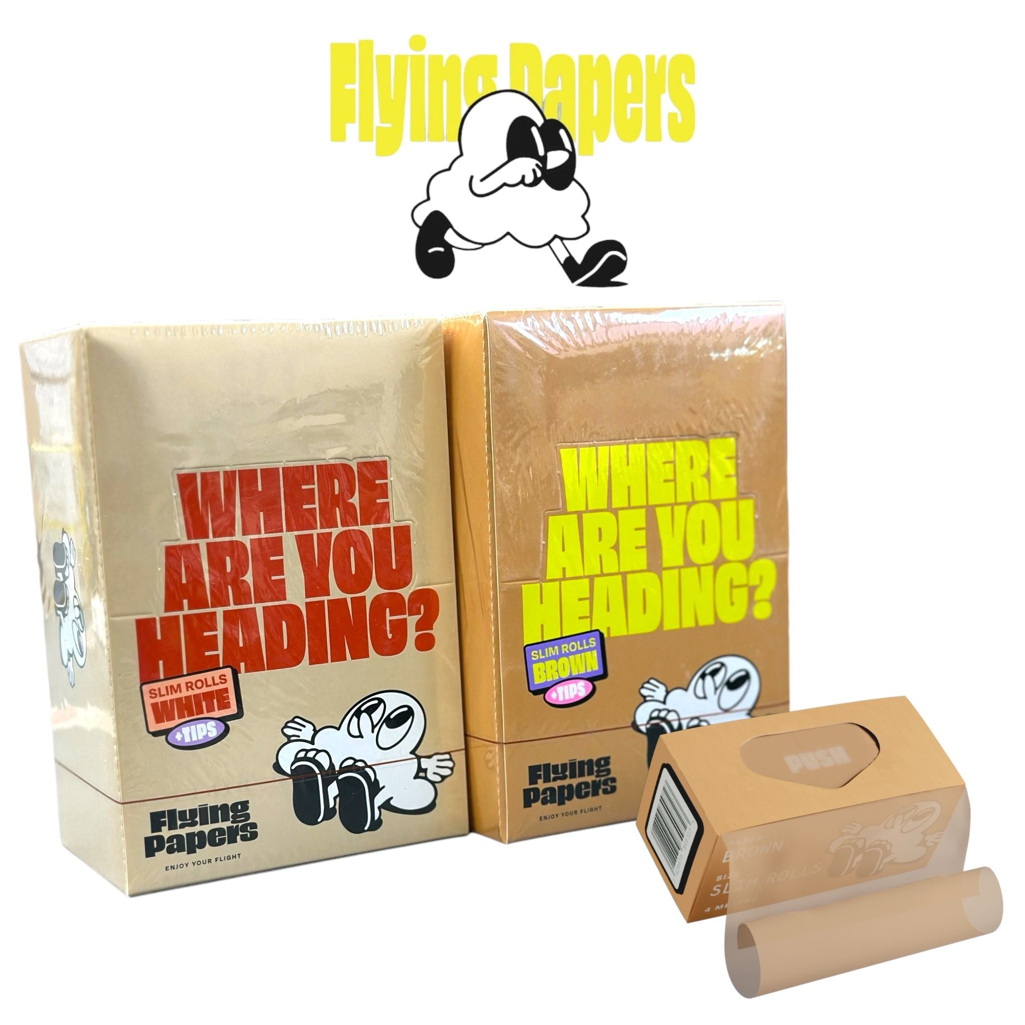 Flying Paper Slim Rolls- 24ct - Rolling Papers Flying Papers wholesale supplier Aonecostumer