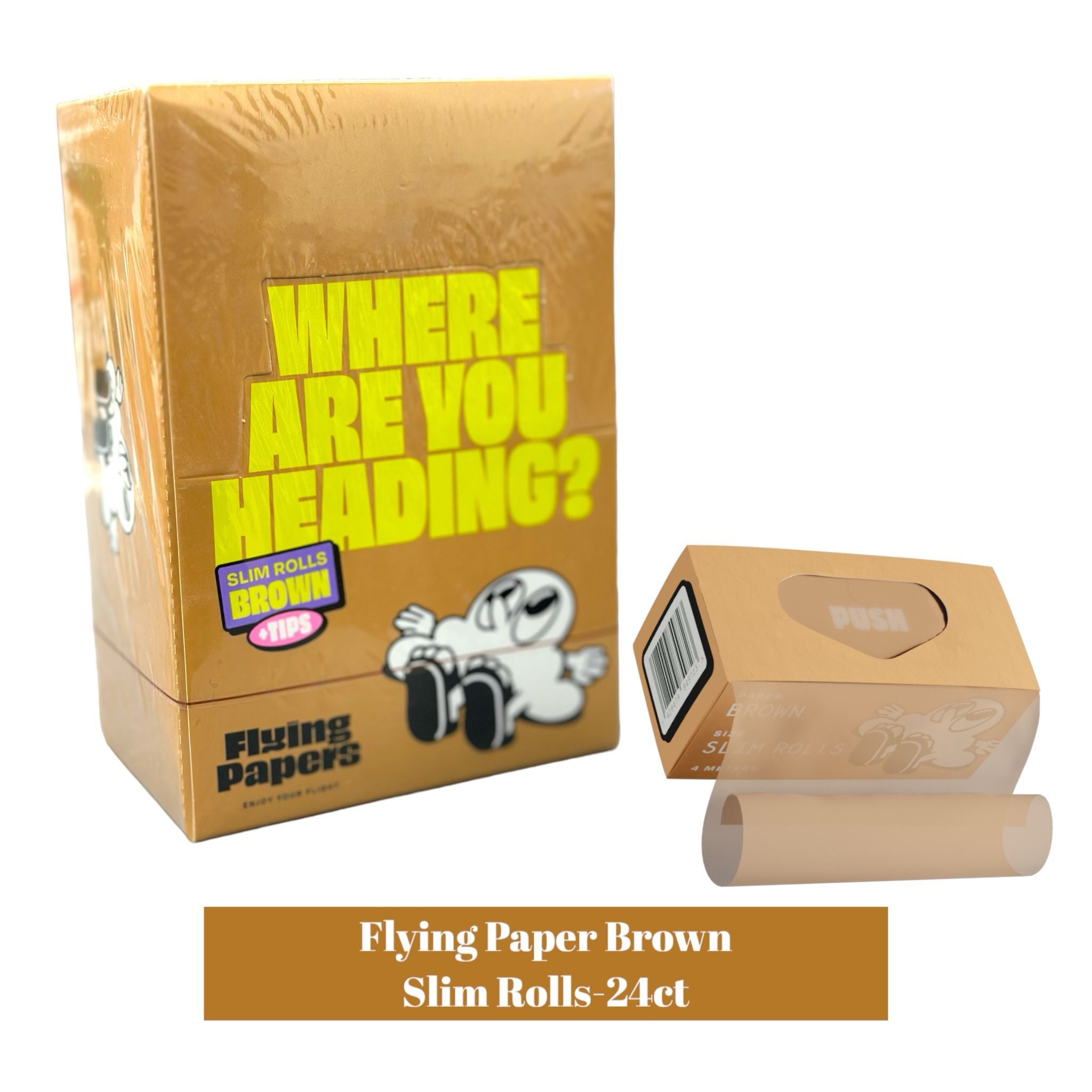 Flying Paper Slim Rolls- 24ct - Rolling Papers Flying Papers wholesale supplier Aonecostumer