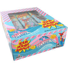 Sour Power Candy Straws, Cotton Candy, 1.75 oz (Pack of 24) - My Store wholesale supplier Aonecostumer