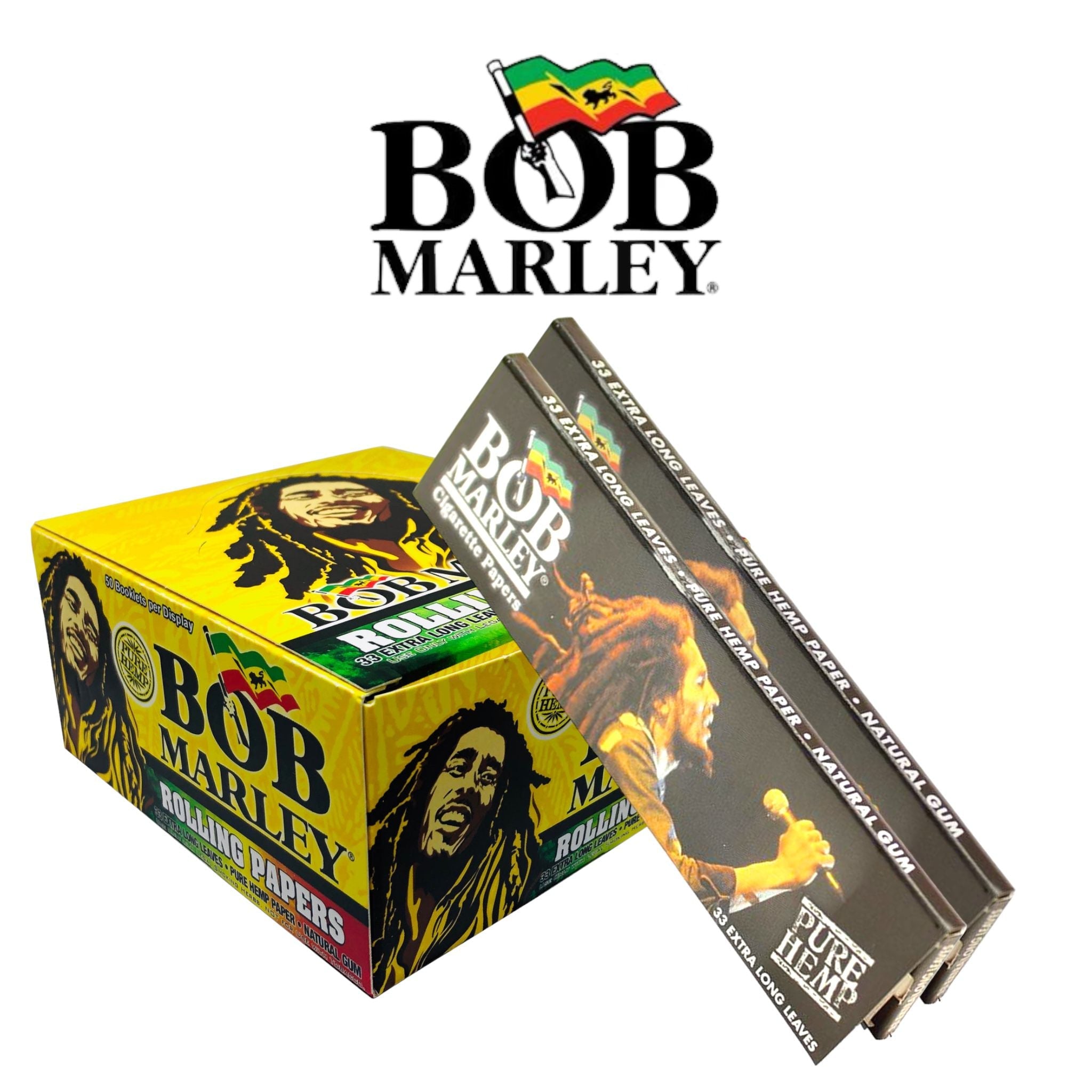 Bob Marley Papers King- 50ct - Rolling Papers Bob Marley wholesale supplier Aonecostumer