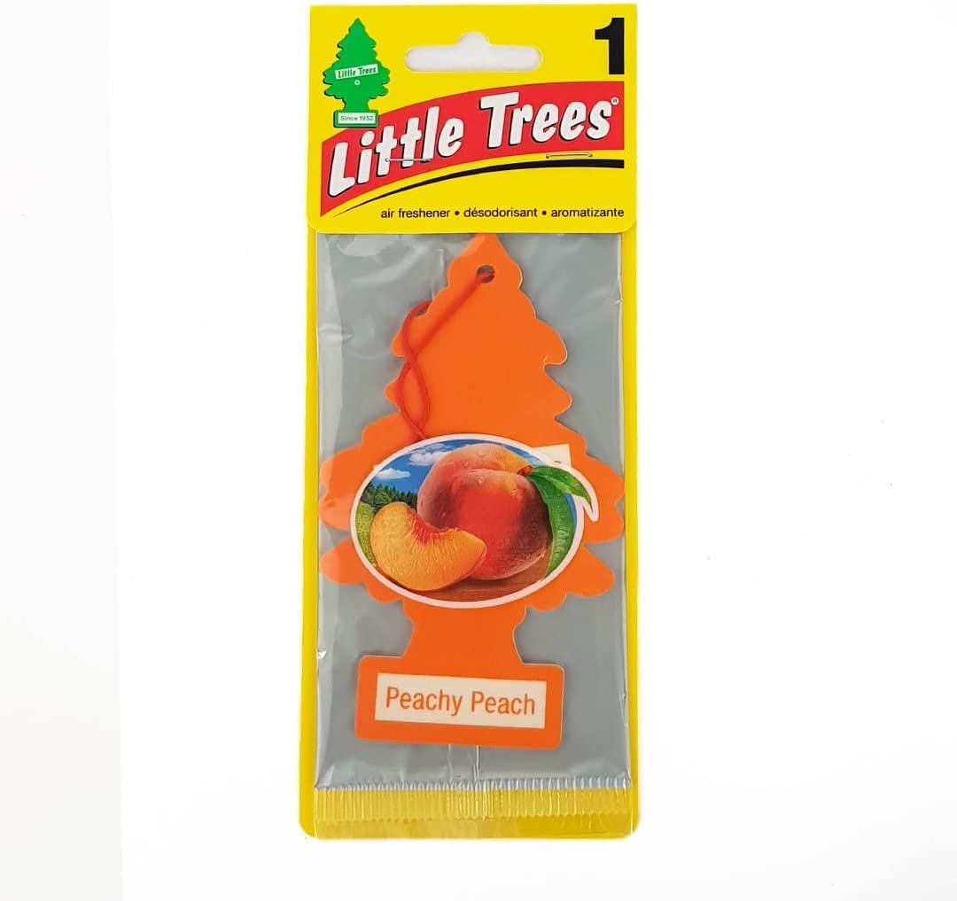 Little Trees Peachy Peach Air Fresheners 24 PK - Car Air Fresheners Little Trees wholesale supplier Aonecostumer