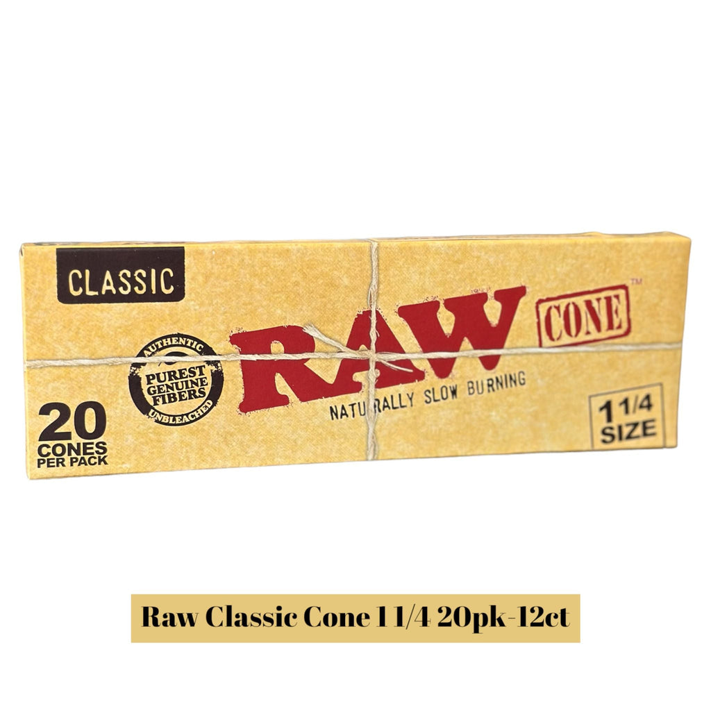 Raw Classic Cone 1 1/4 20pk-12ct - Rolling Papers Raw wholesale supplier Aonecostumer