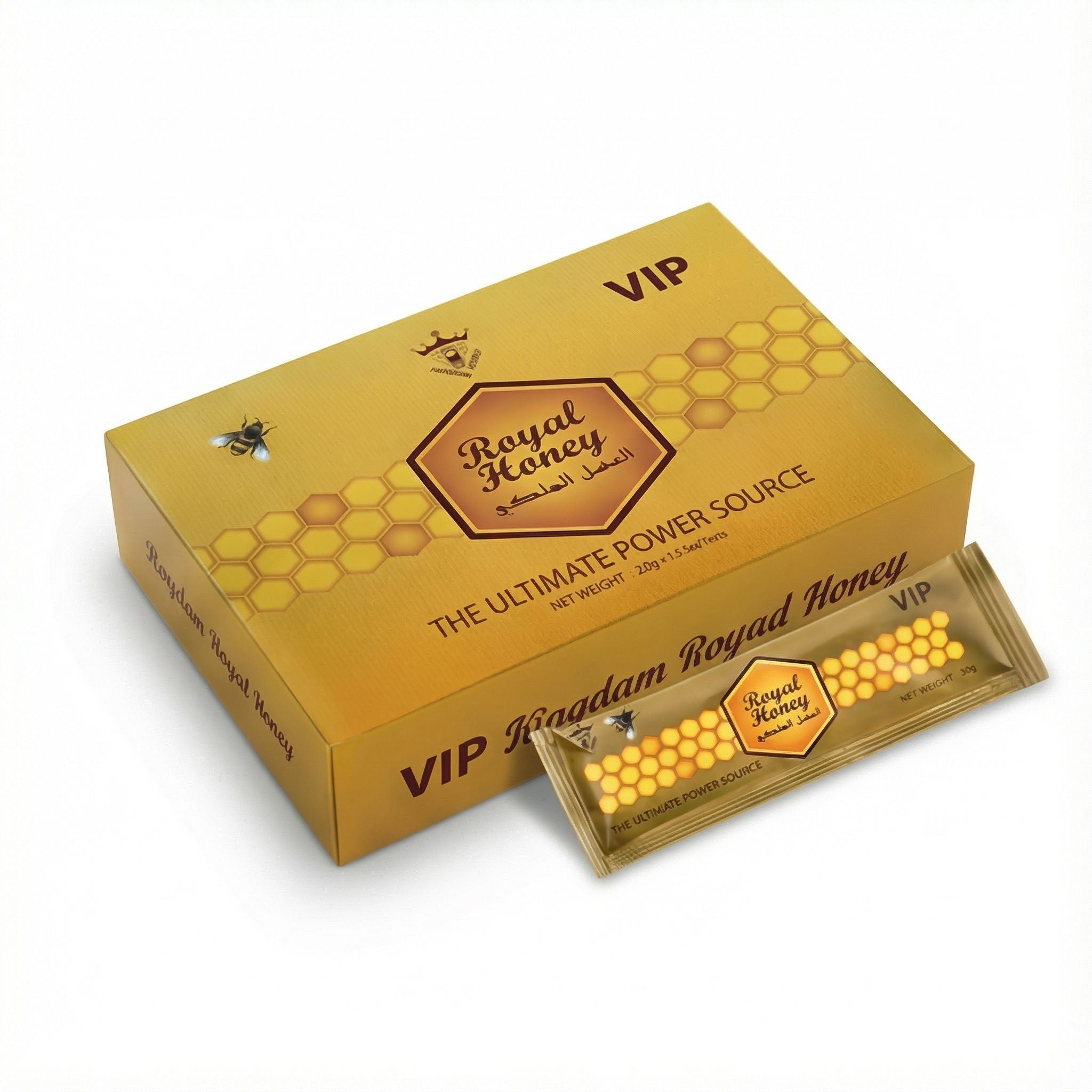 Royal Honey Gold For Man – 3 Packs x 20 Grams – Authentic Brand - Honey ThirstyRun.com wholesale supplier Aonecostumer