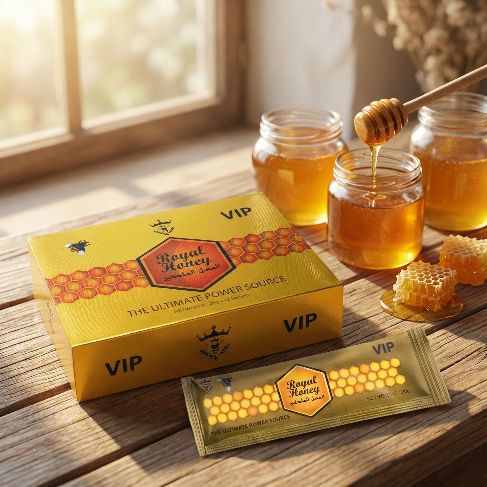 Royal Honey Gold For Man – 12 Packs x 20 Grams - Honey ThirstyRun.com wholesale supplier Aonecostumer
