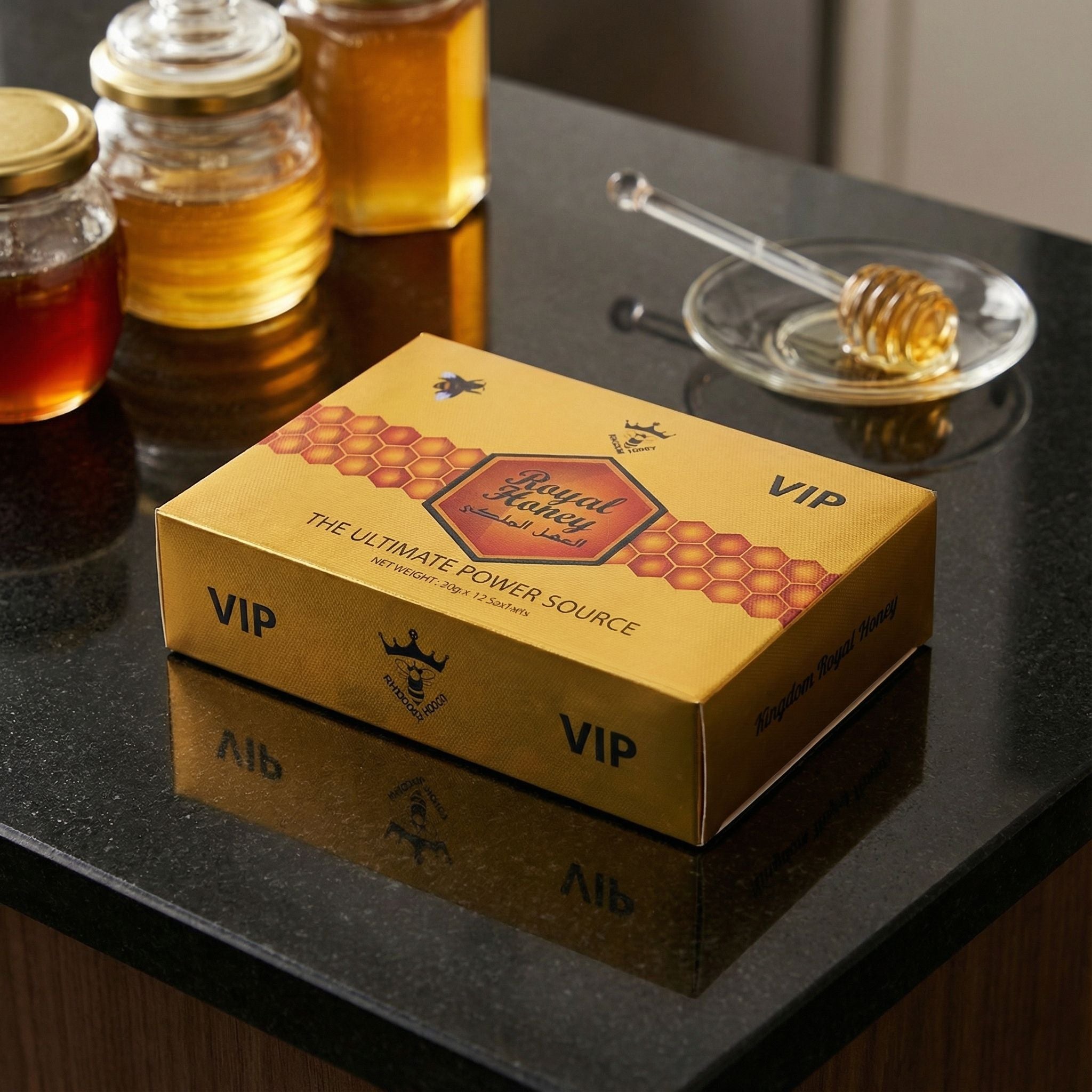 Royal Honey Gold For Man – 12 Packs x 20 Grams - Honey ThirstyRun.com wholesale supplier Aonecostumer