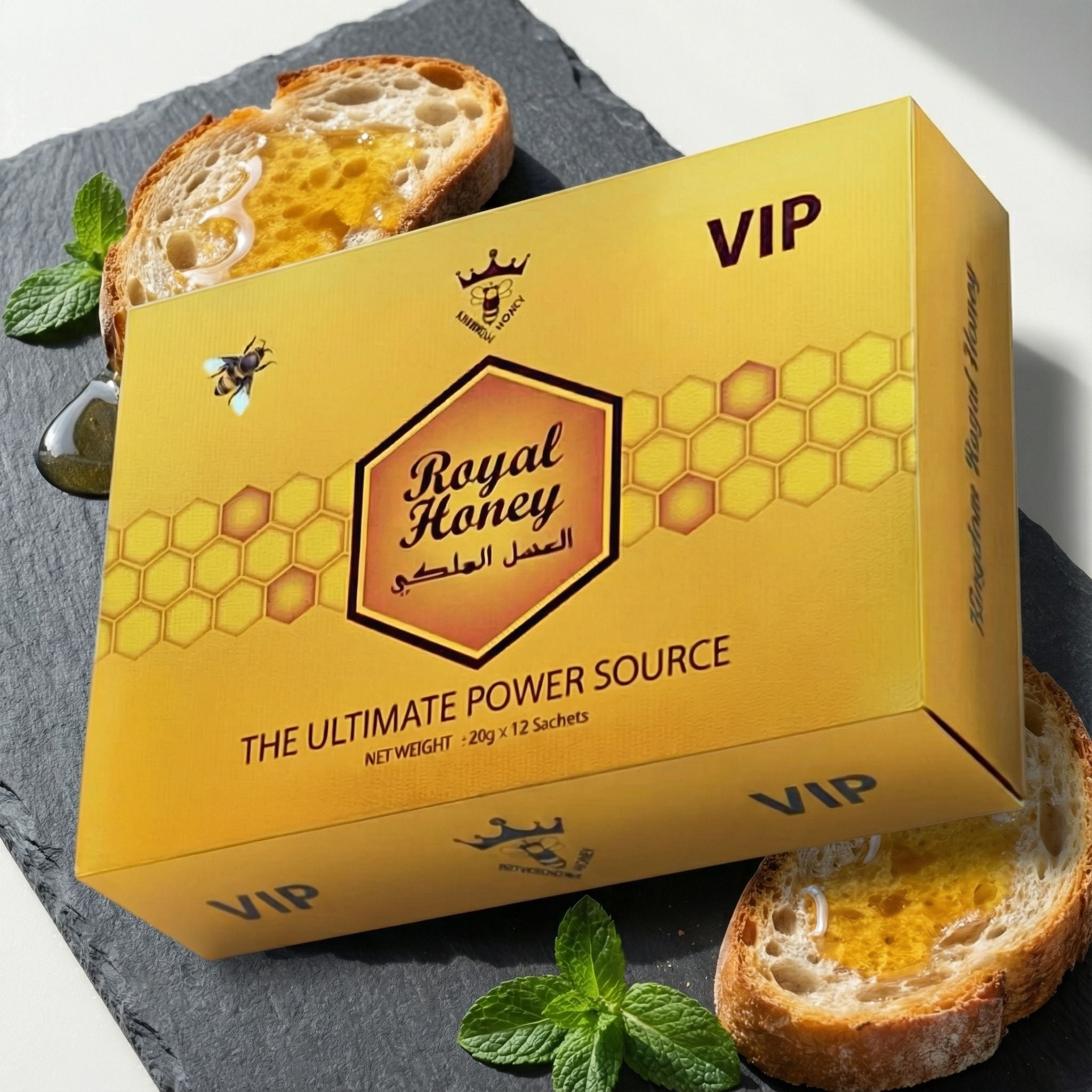 Royal Honey Gold For Man – 3 Packs x 20 Grams – Authentic Brand - Honey ThirstyRun.com wholesale supplier Aonecostumer