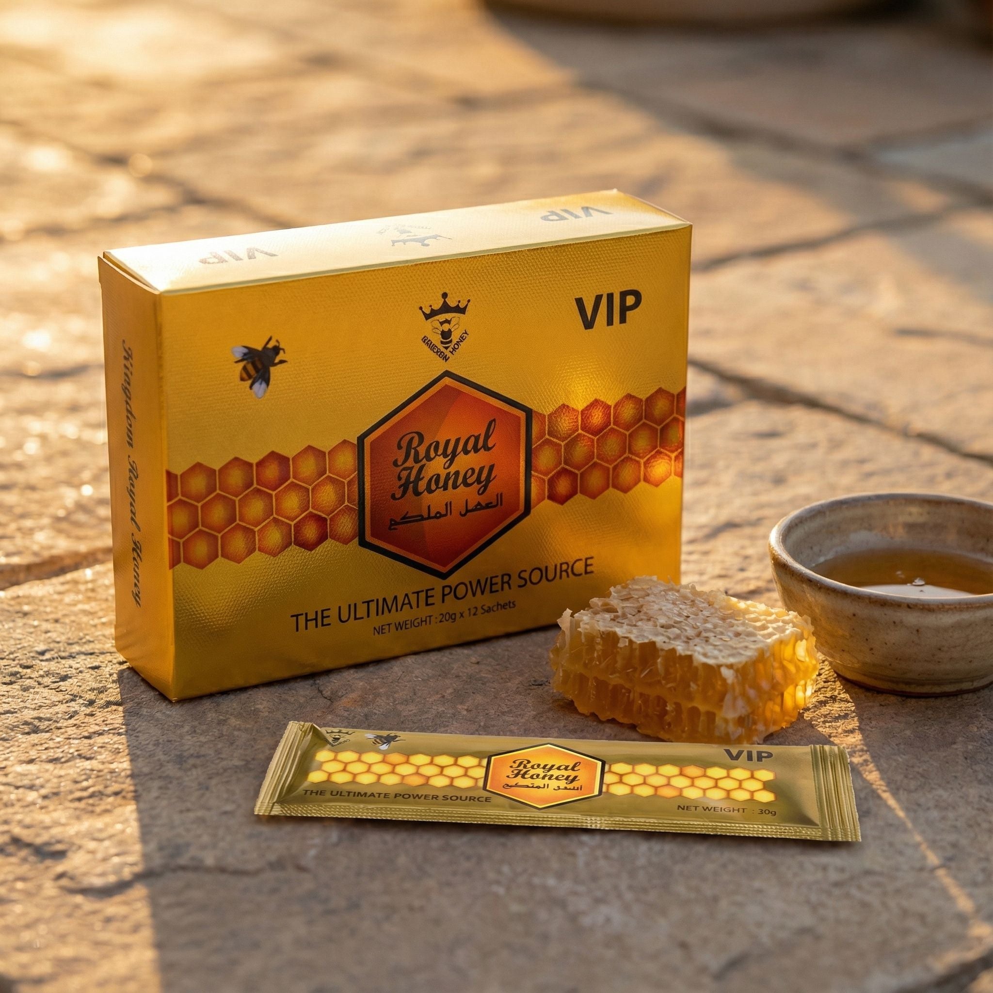 Royal Honey Gold For Man – 12 Packs x 20 Grams - Honey ThirstyRun.com wholesale supplier Aonecostumer
