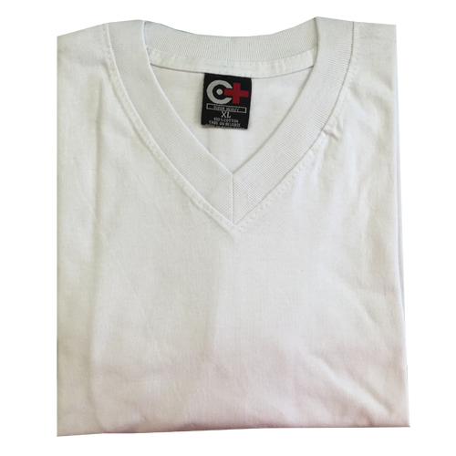 V Neck White Short Sleeves T-Shirts 2X & Up - 12 PK - T-Shirts Aonecostumer wholesale supplier Aonecostumer
