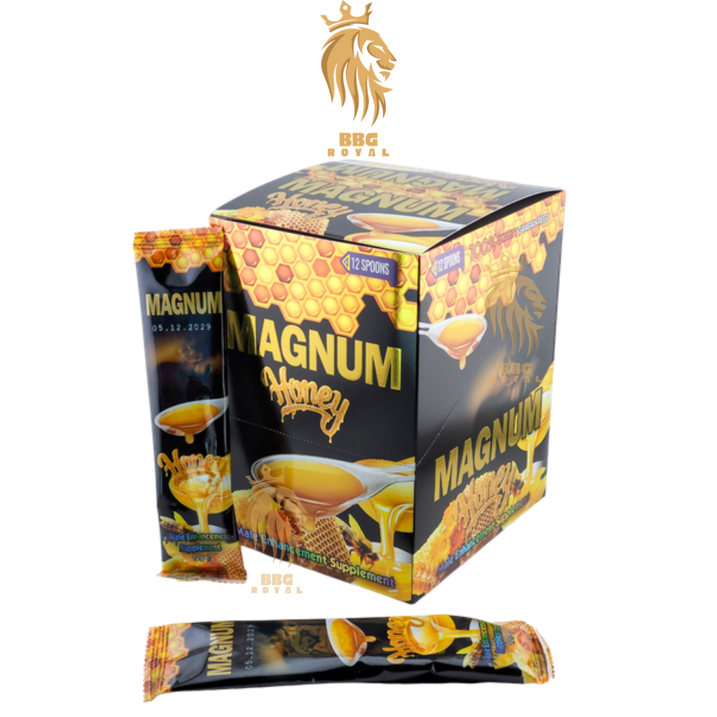 Magnum Honey for Men | 12 Spoons (12g Each) | Enhances Performance & Stamina