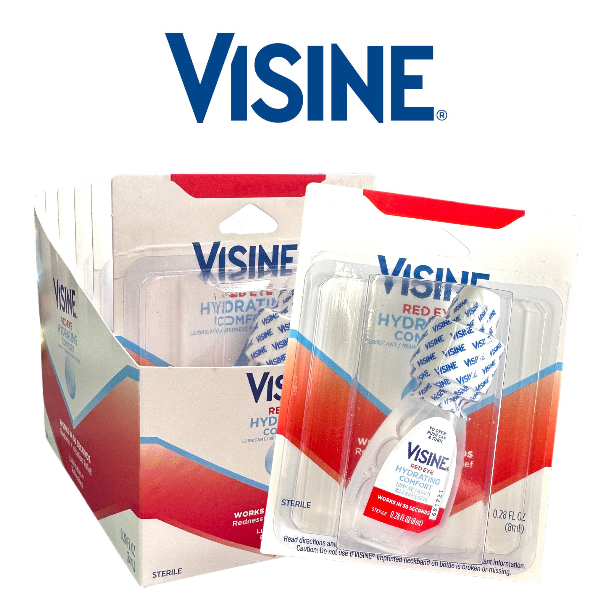 Visine Eye Drops 1pk- 6ct - Personal Use Visine wholesale supplier Aonecostumer